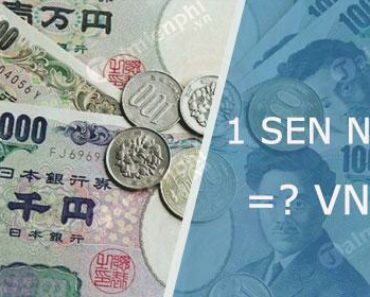 Bao nhiêu tiền Việt Nam cần để đổi lấy 1 sen Nhật?