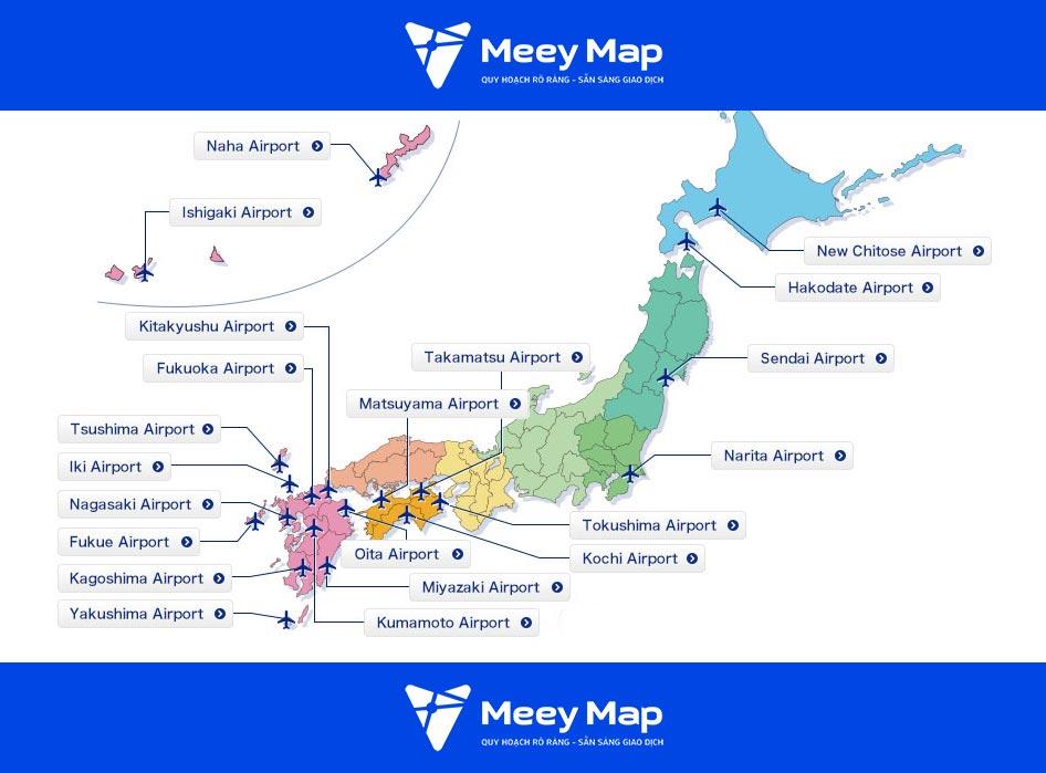 Bản đồ tàu điện tại Nhật Bản