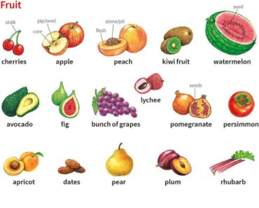 150+ Từ vựng trái cây tiếng Anh cực kỳ hữu ích
