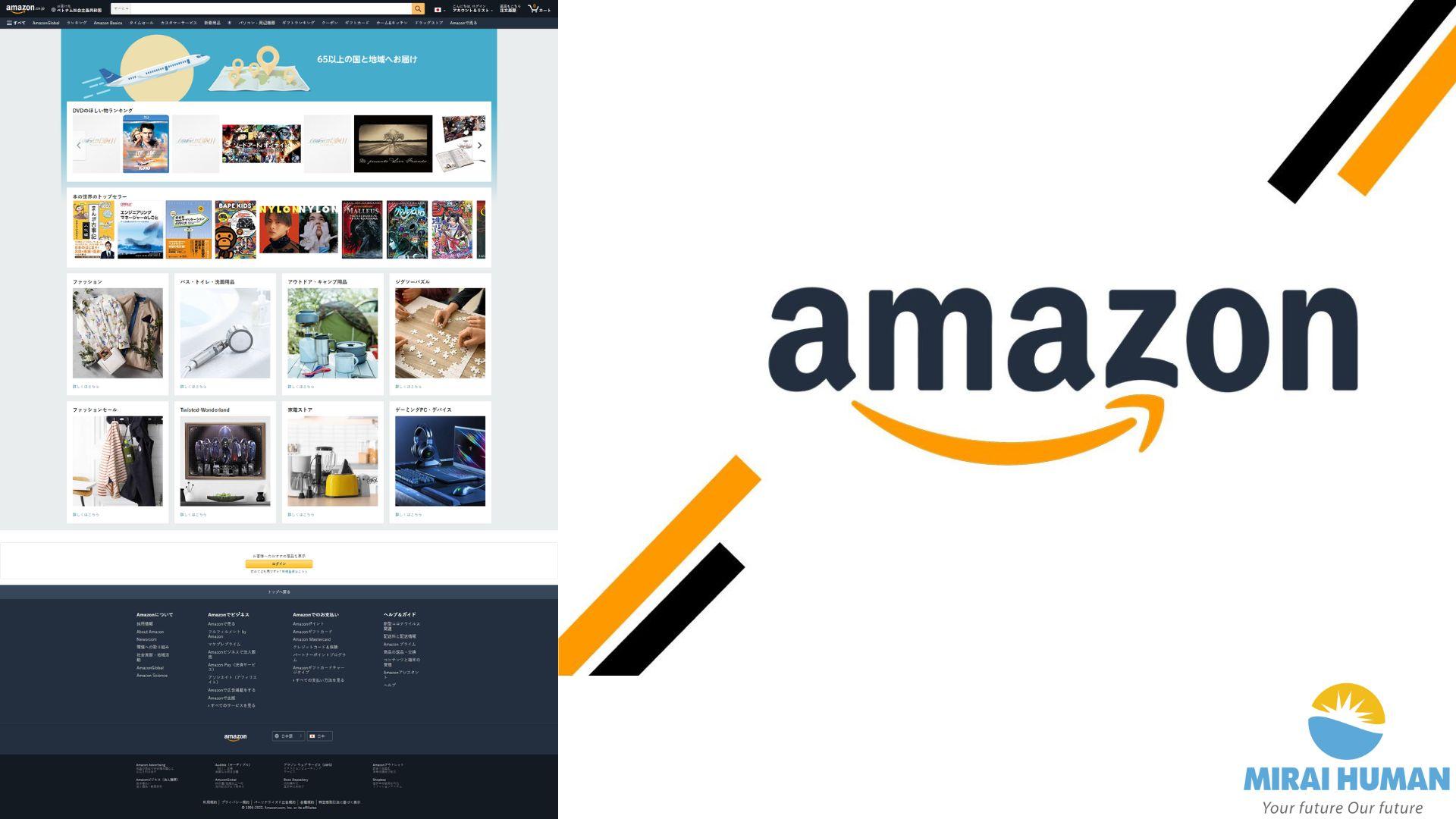 Amazon - Trang web bán hàng nổi tiếng thế giới